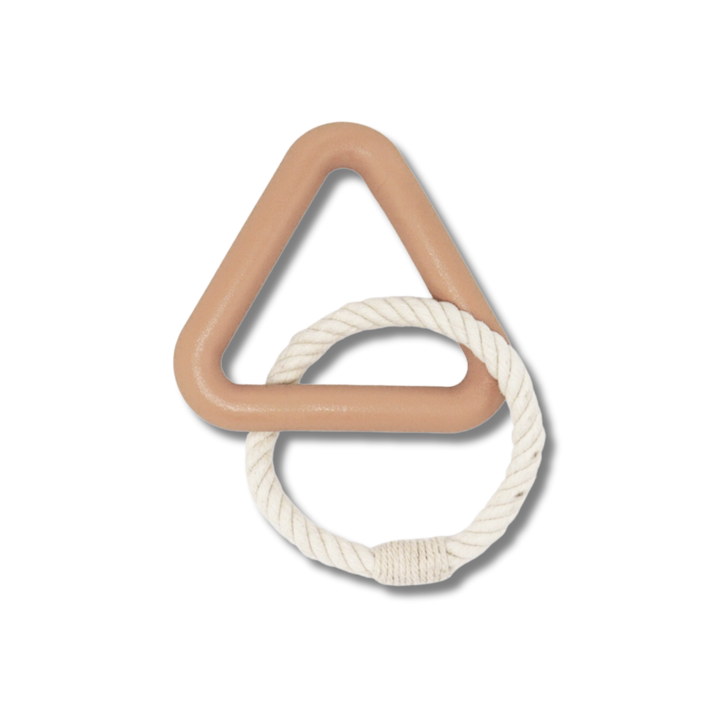 Beige Triangle Rope Toy For Dogs - Von Hound and Friends