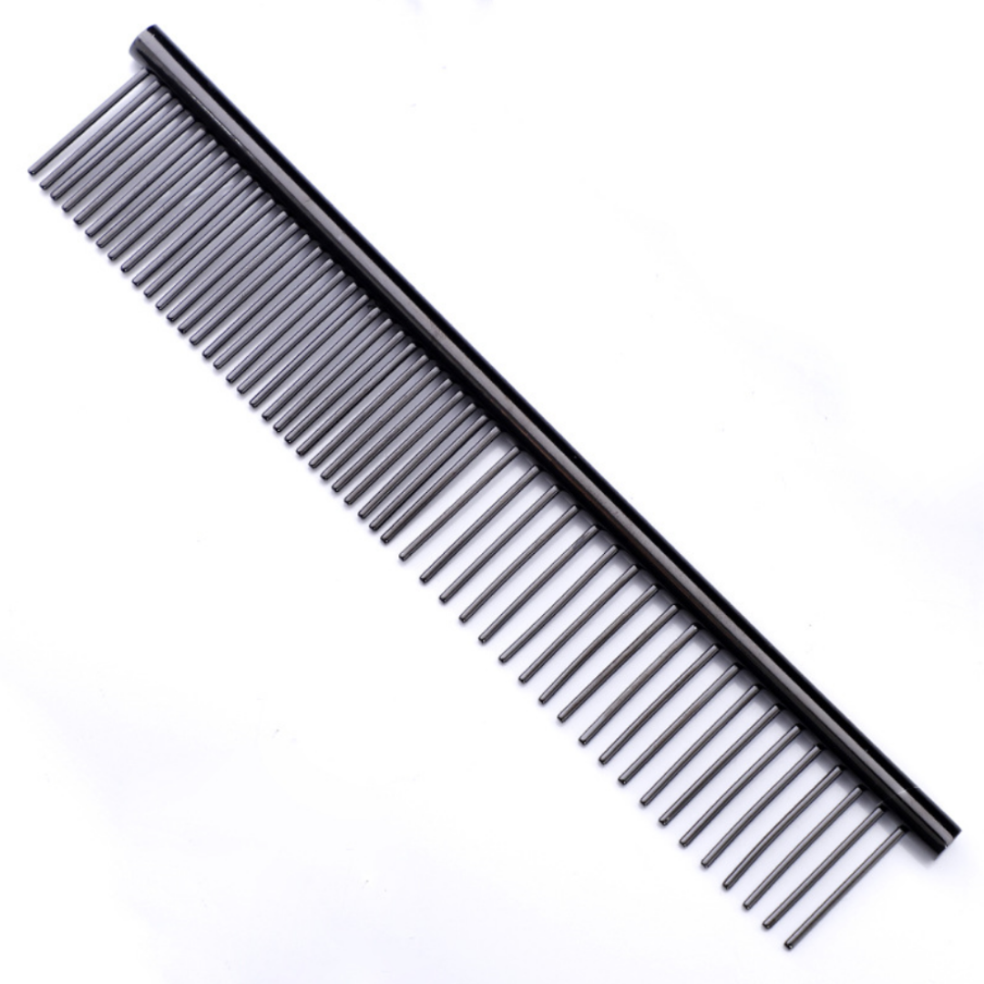 Gold Stainless Steel Grooming Comb - Von Hound and Friends