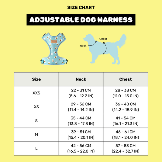 Safari Love Adjustable Dog Harness - Von Hound and Friends