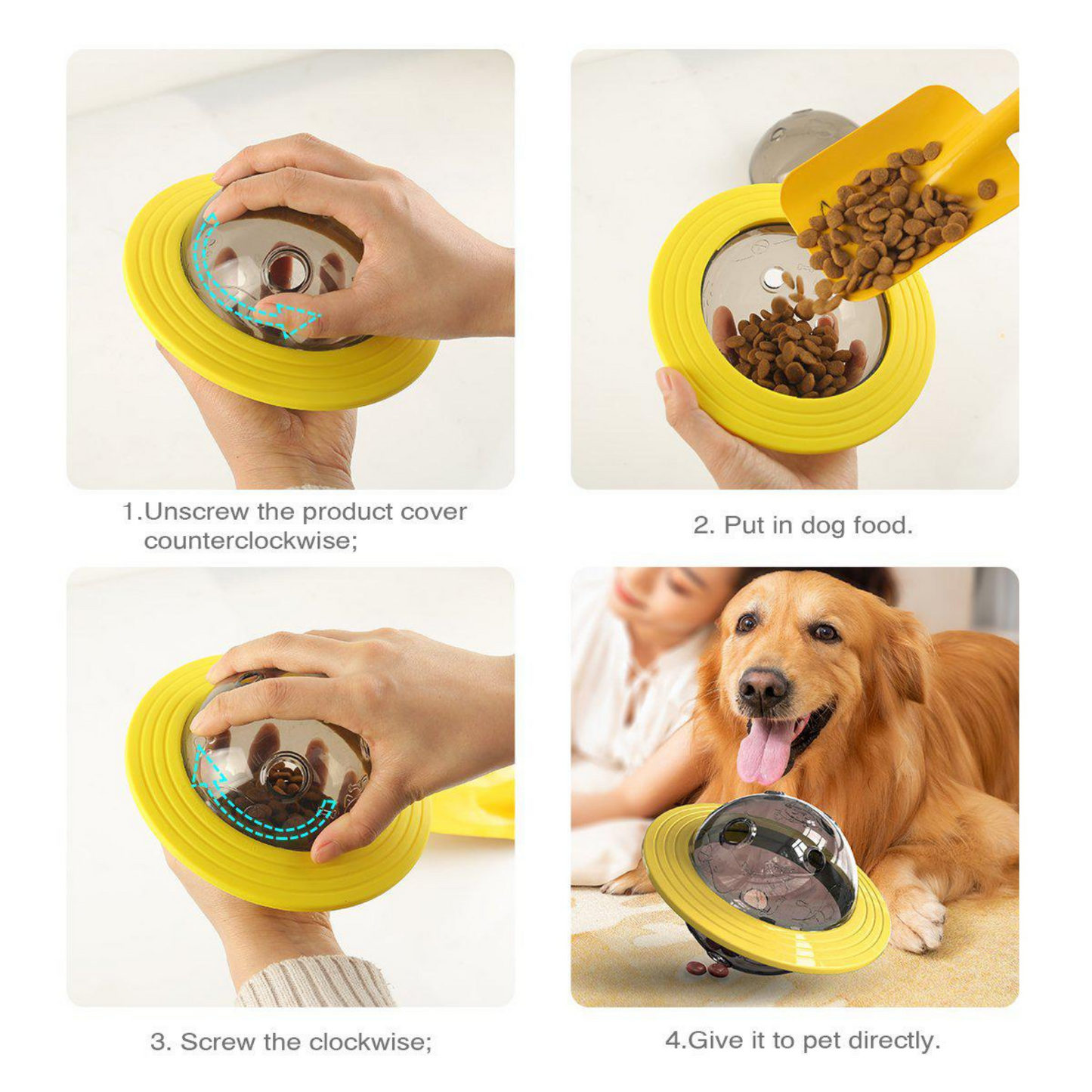 Interactive Dog Feeding Toy by von hound and friends
