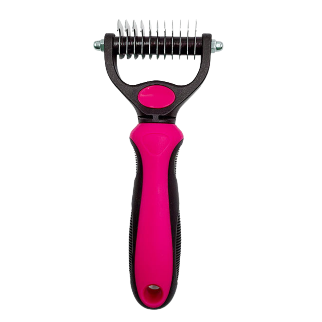 Pink Large De-Matting Grooming Comb - Von Hound and Friends