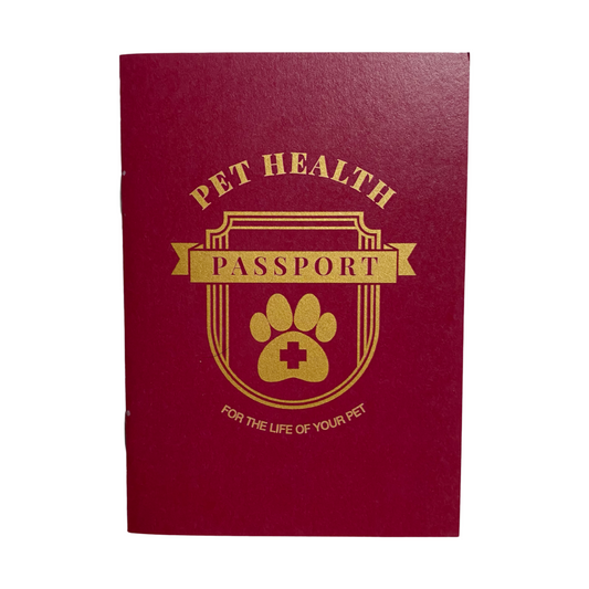 Red Pet Passport by von hound and friends