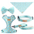 blue and bees dog harness - von hound and friends