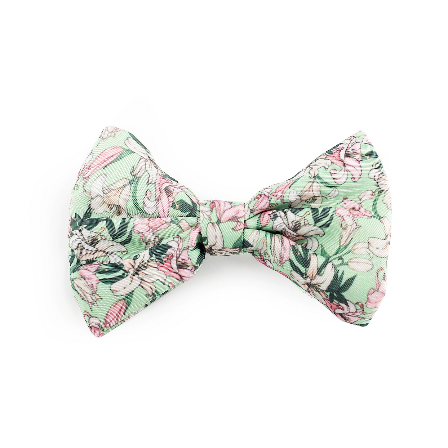 green and flower dog bow tie - Von Hound and Friends