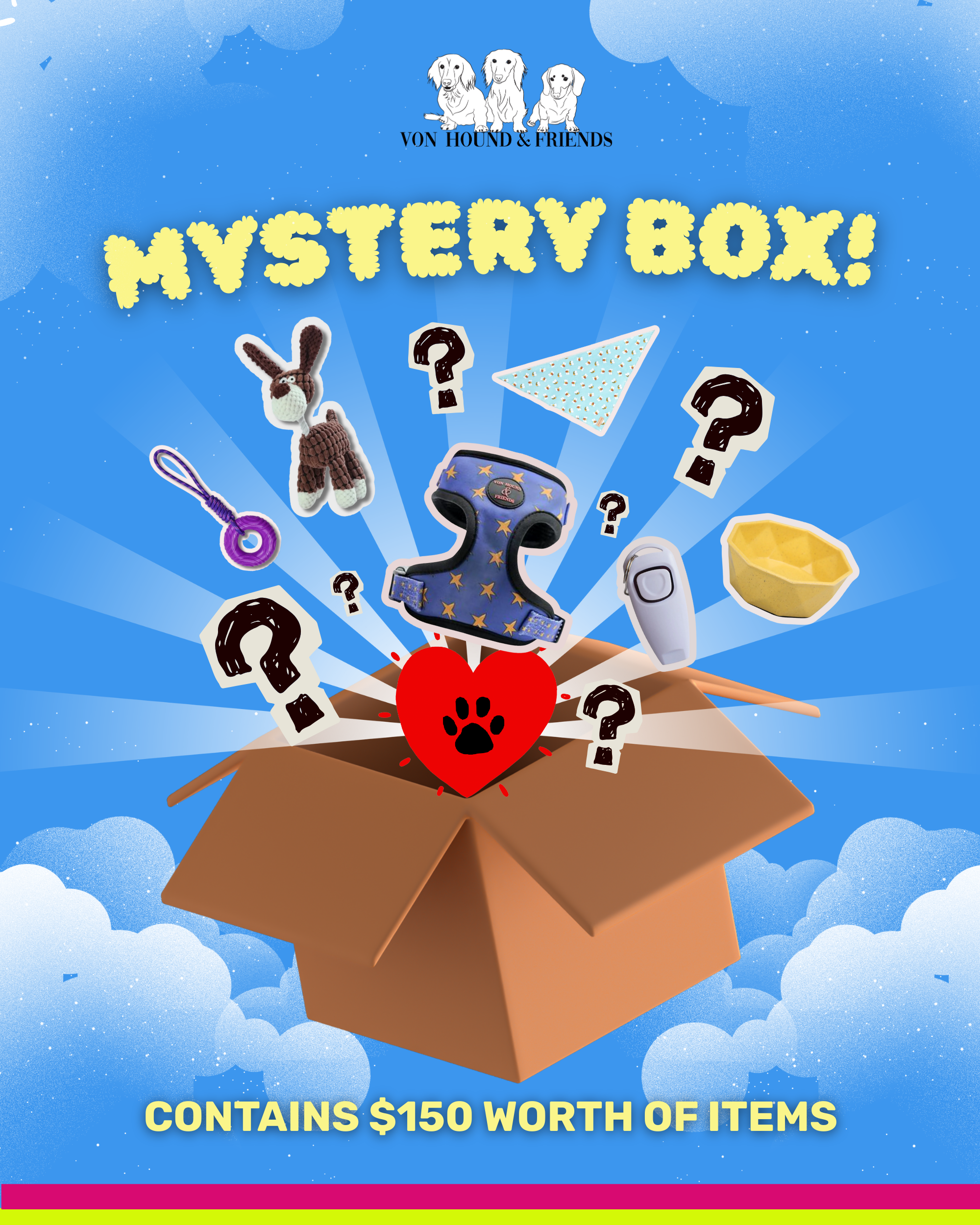 MYSTERY BOX - Premium Pet Products Worth up to A$150 for just A$50!