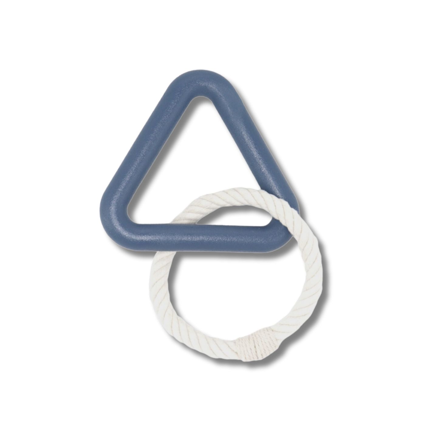 Blue Triangle Rope Toy For Dogs - Von Hound and Friends