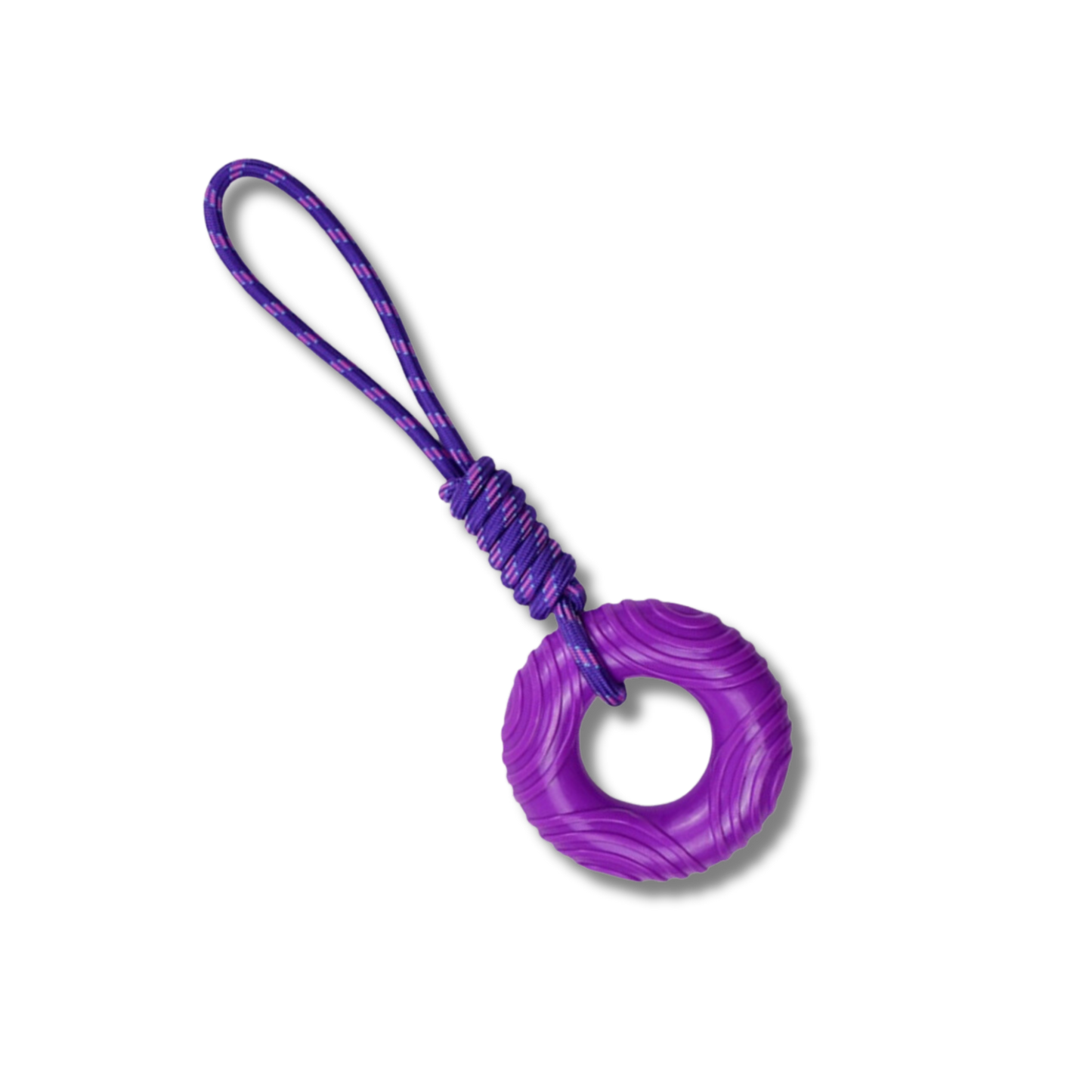 Purple Squeaky Tug of War Dog Toy - Von Hound and Friends