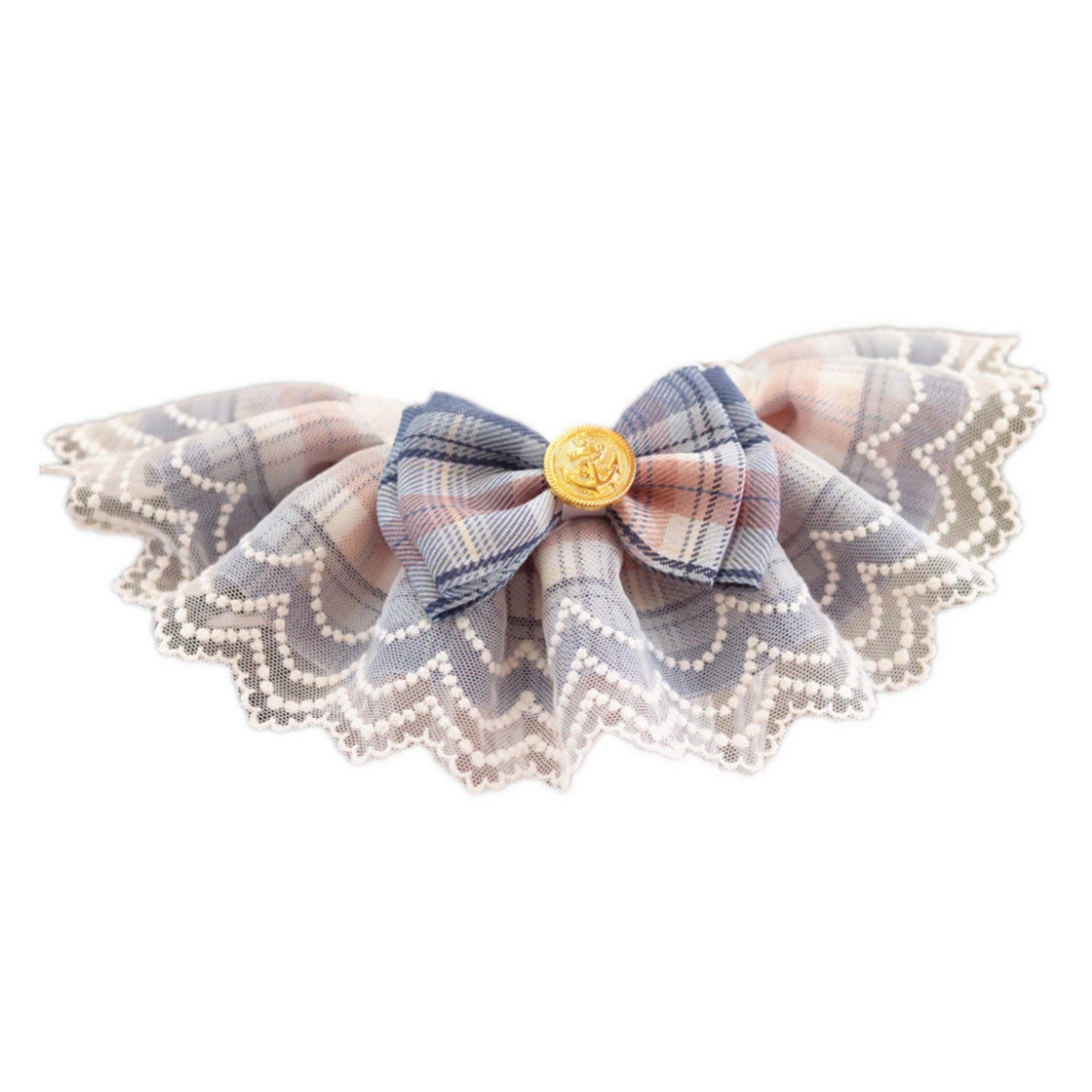 Blue Tartan Dog Grooming Accessory by von hound and friends