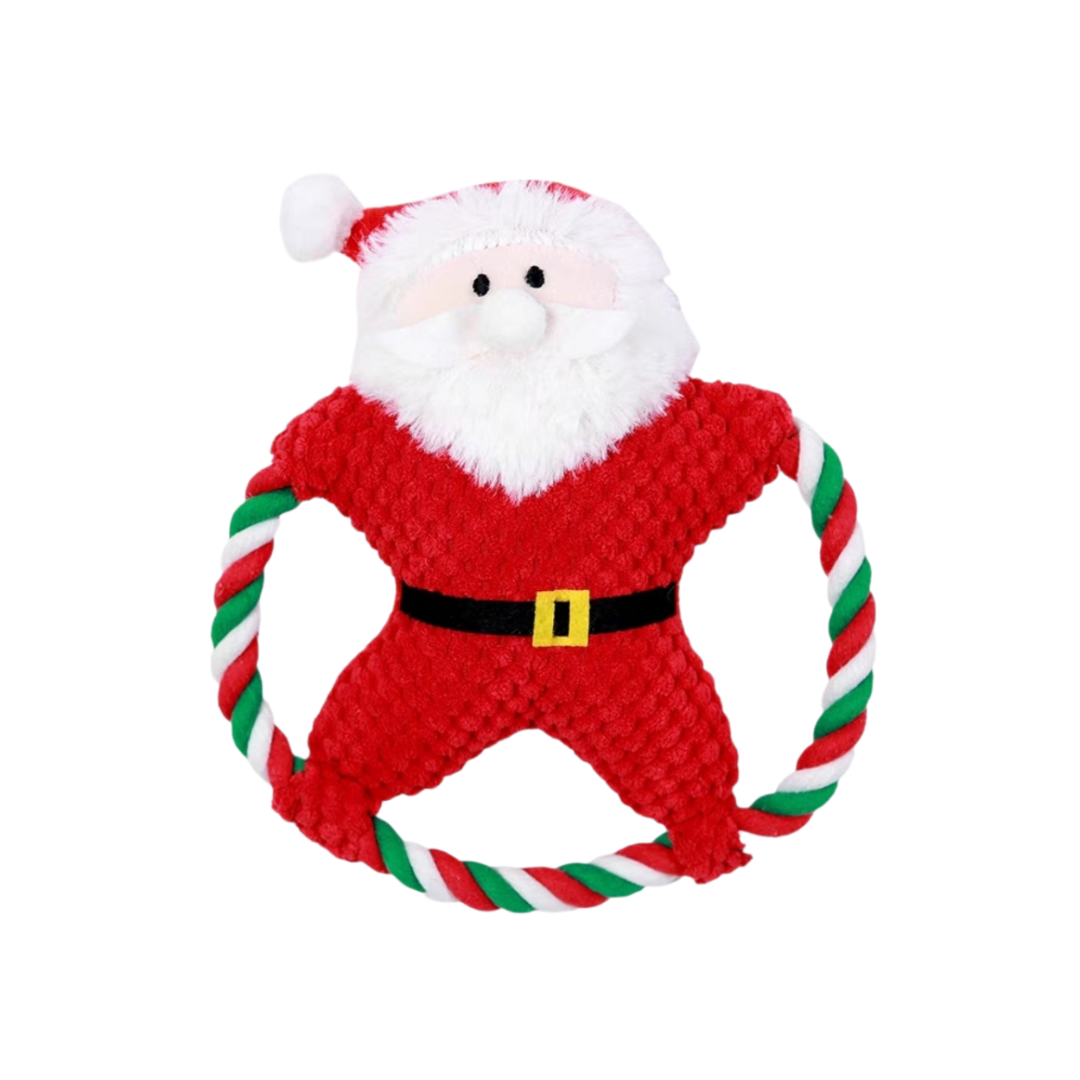 Christmas Santa Rope Dog Toy - Von Hound and Friends