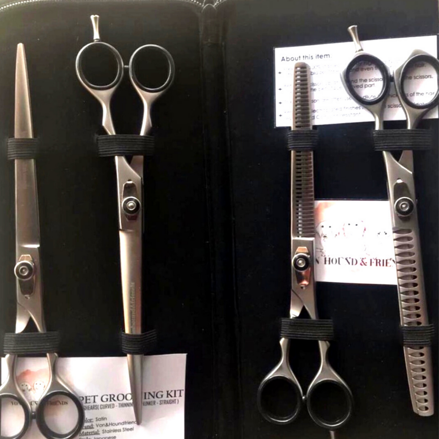 Dog Grooming Scissors Pack - Von Hound and Friends