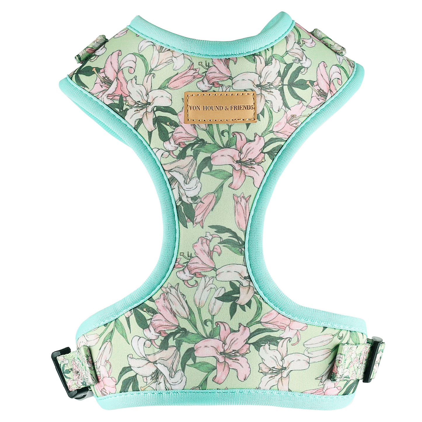 Dog Harness with Flowers - Von Hound and Friends