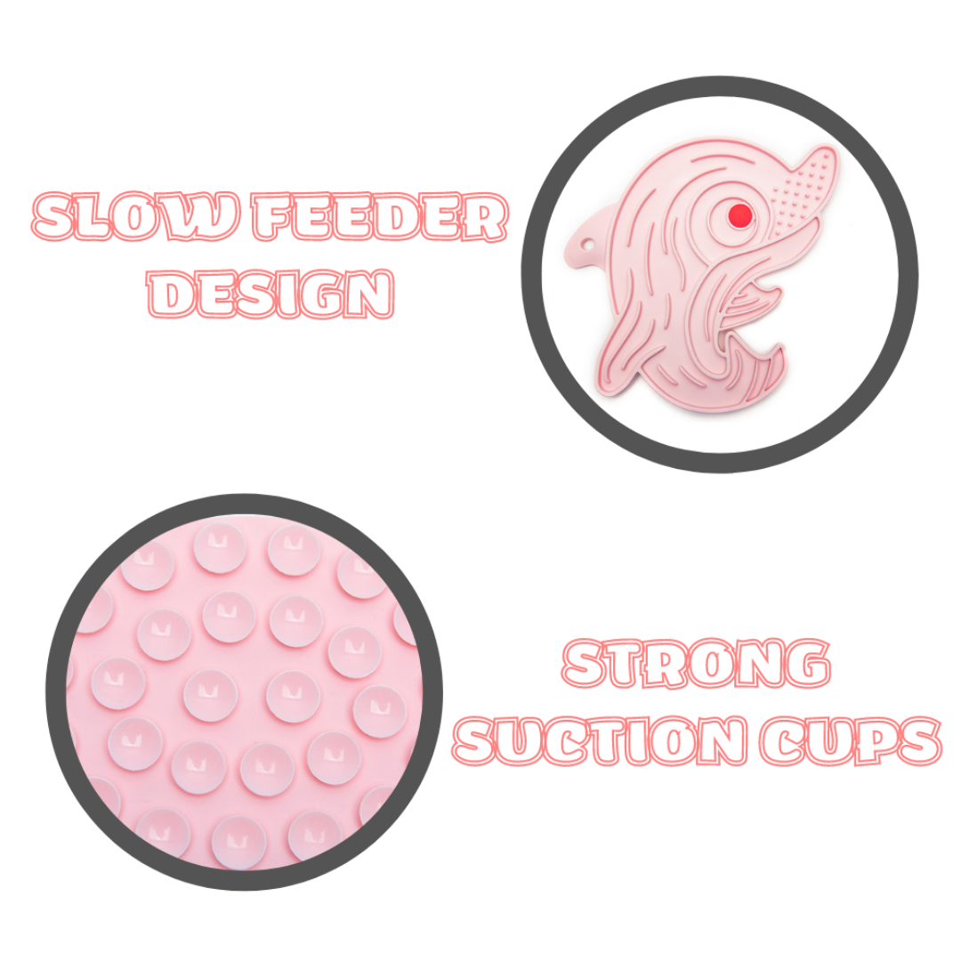 Dolphin Silicon Licki Mat for Dogs - Von Hound and Friends