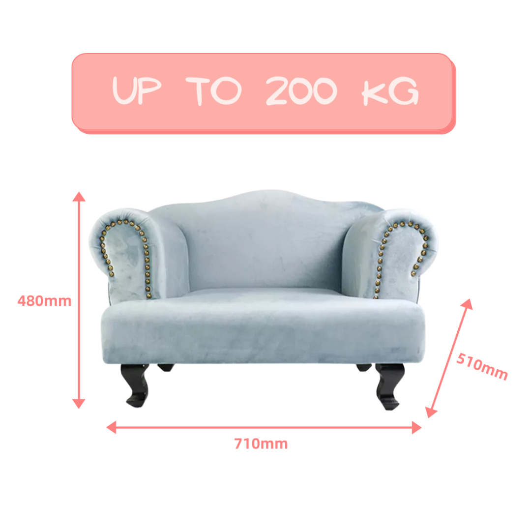 Grey Dog Couch - Von Hound and Friends