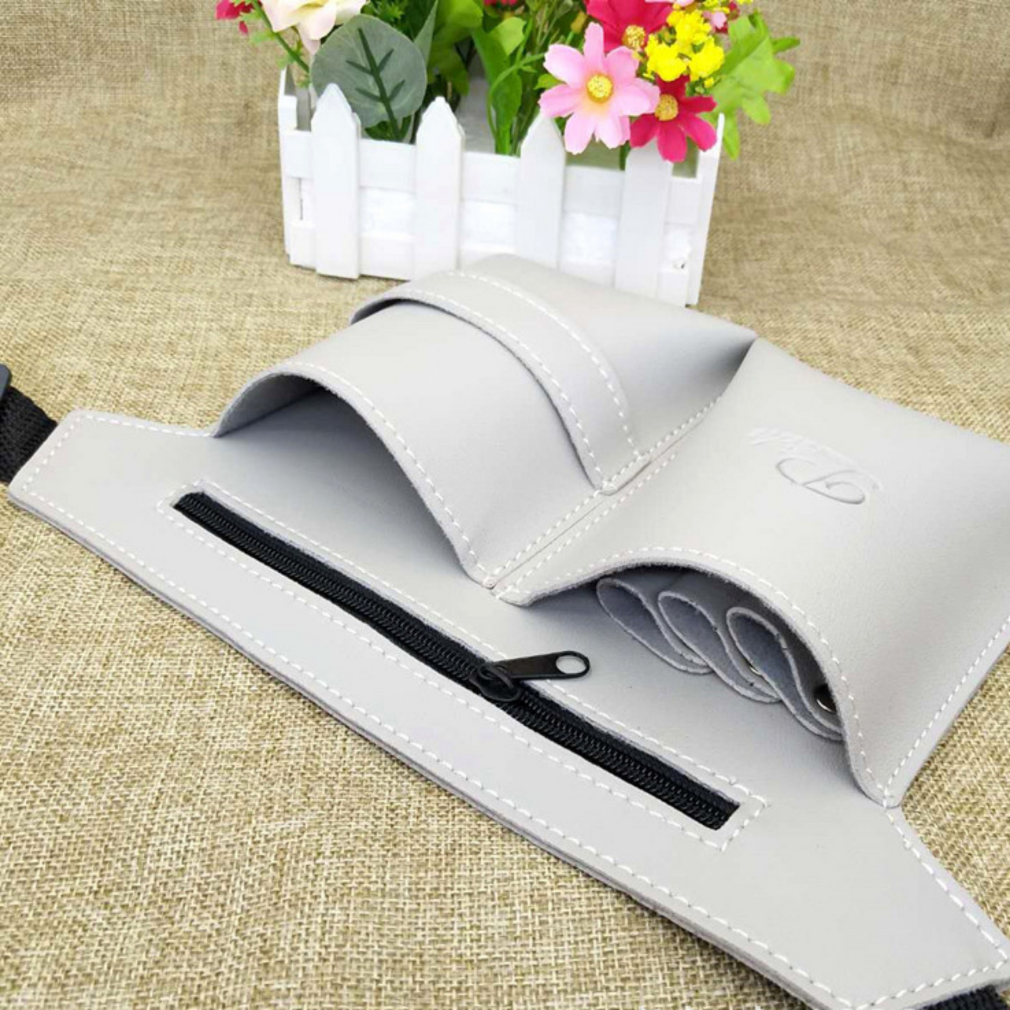 Leather Dog Grooming Belt by von hound and friends