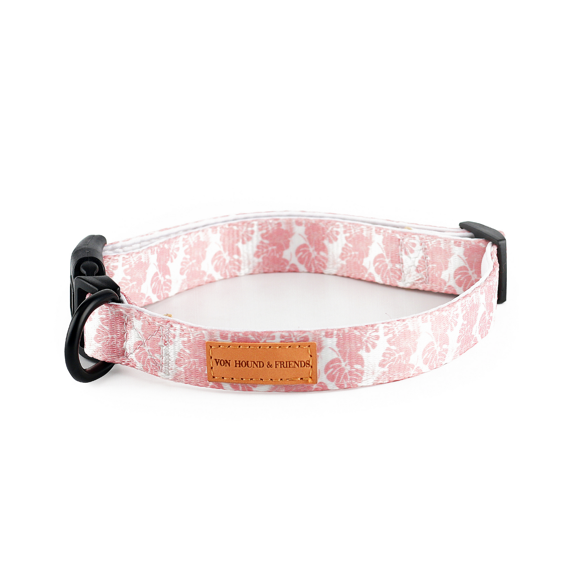 Pink Floral Dog Collar - Von Hound and Friends