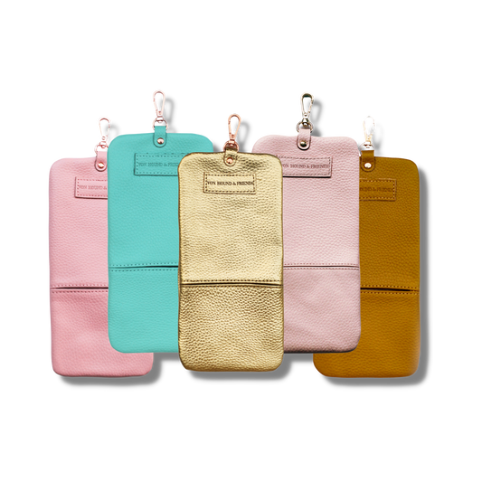 Leather Phone and Poop Bag Holder - Von Hound and Friends