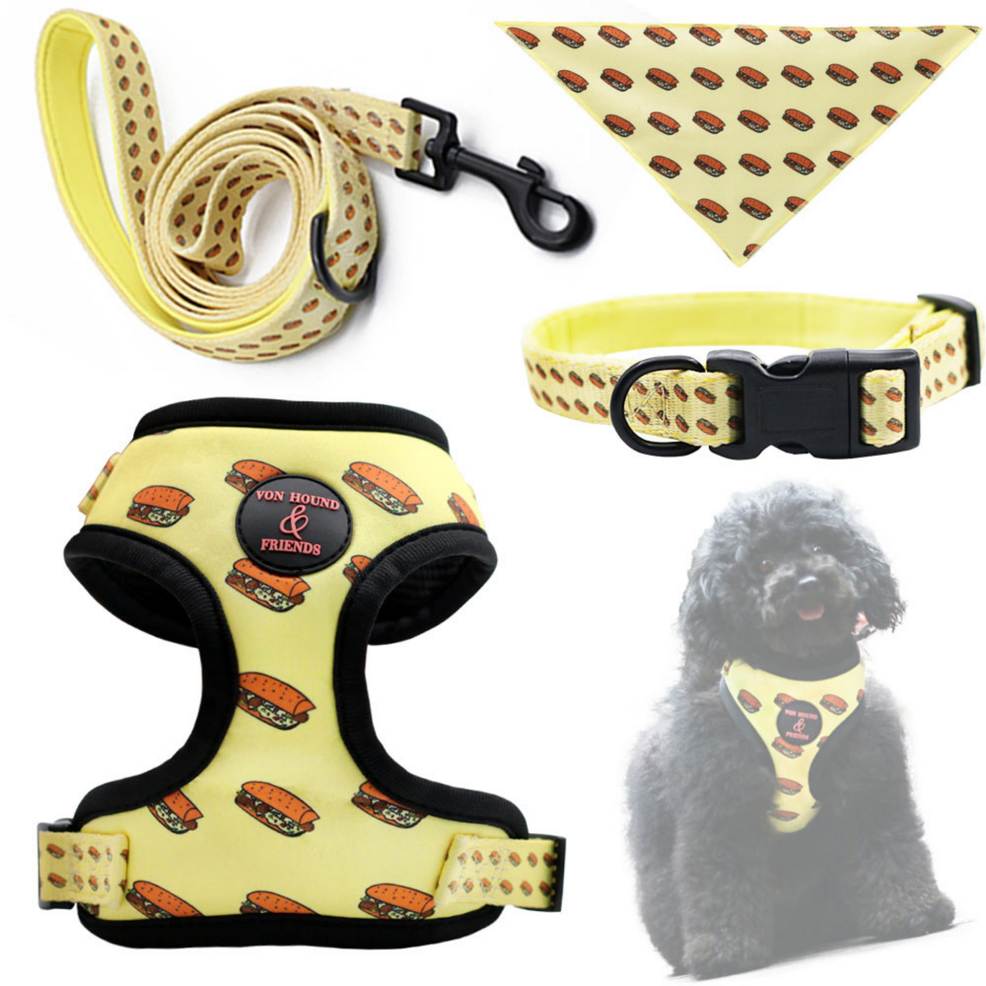 Sausage Sandwich Dog-Harnesses Bundle - Von Hound and Friends