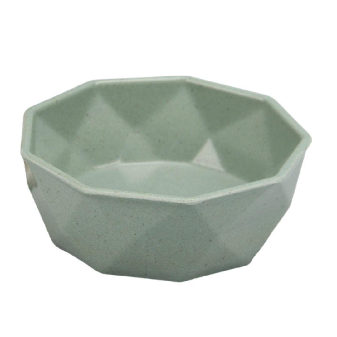 Von Hound and Friends Green Bamboo Dog Bowl