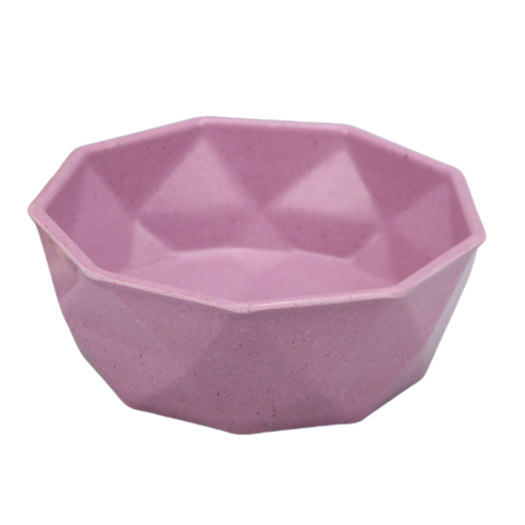 Von Hound and Friends Purple Bamboo Dog Bowl