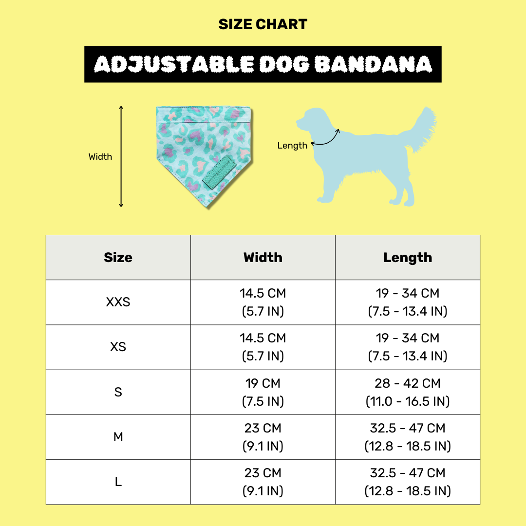 Safari Love Dog Bandana - Von Hound and Friends